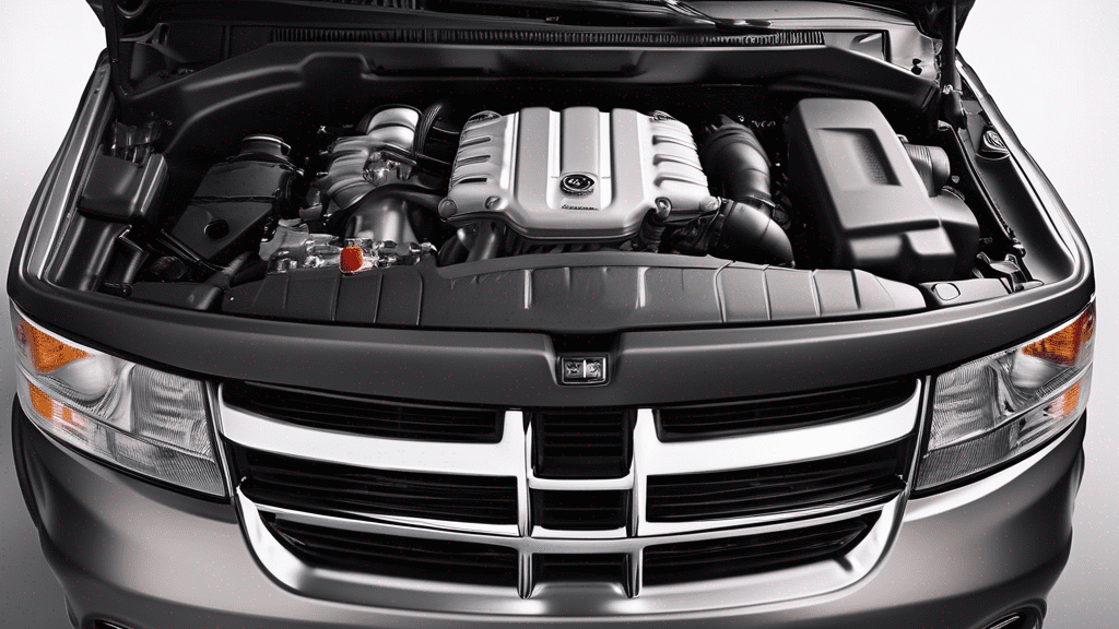 2010 Dodge Journey 3.5 L engine removed for inspection
